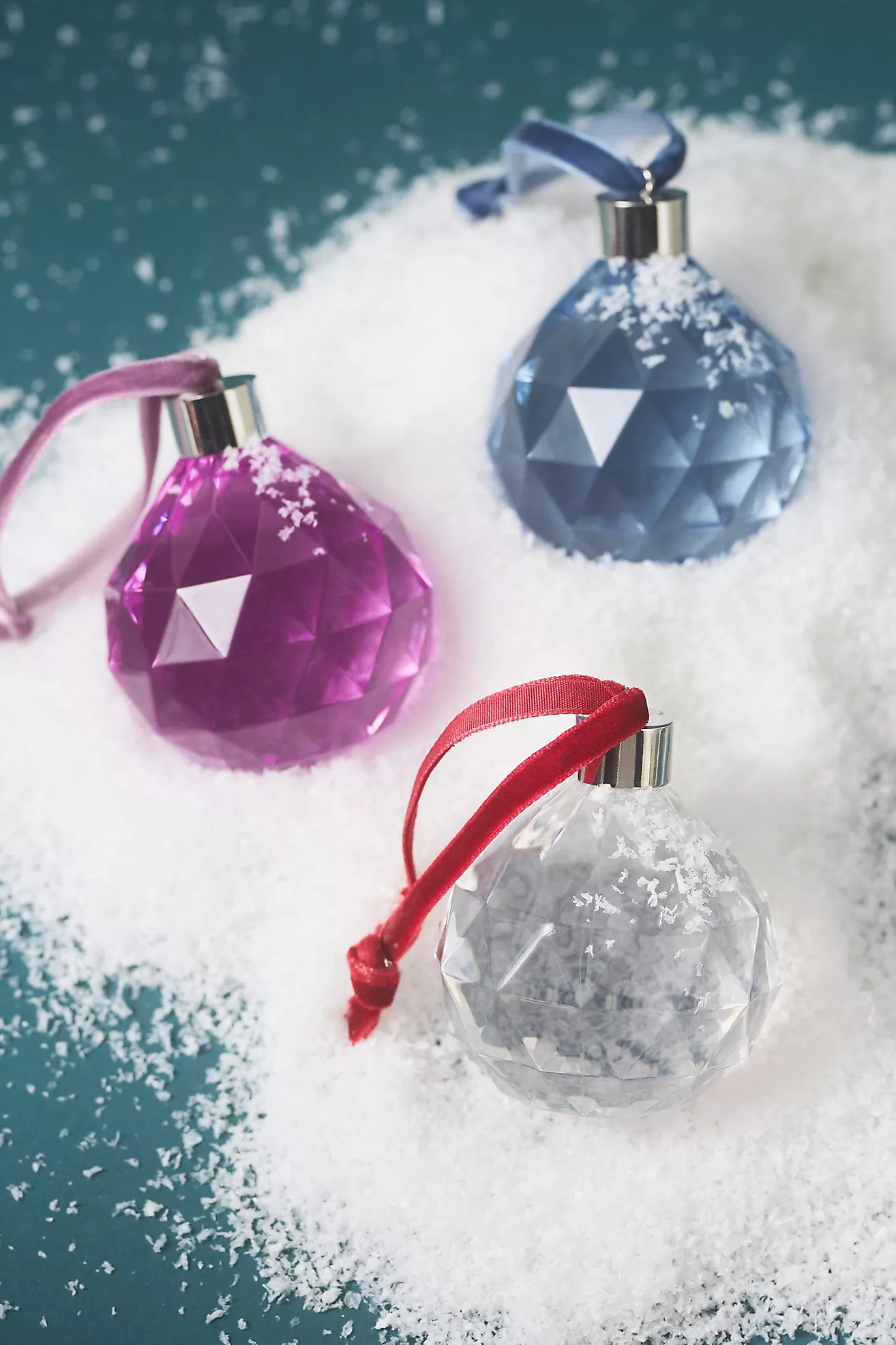 Faceted Acrylic Ball Ornament | Anthropologie (US)