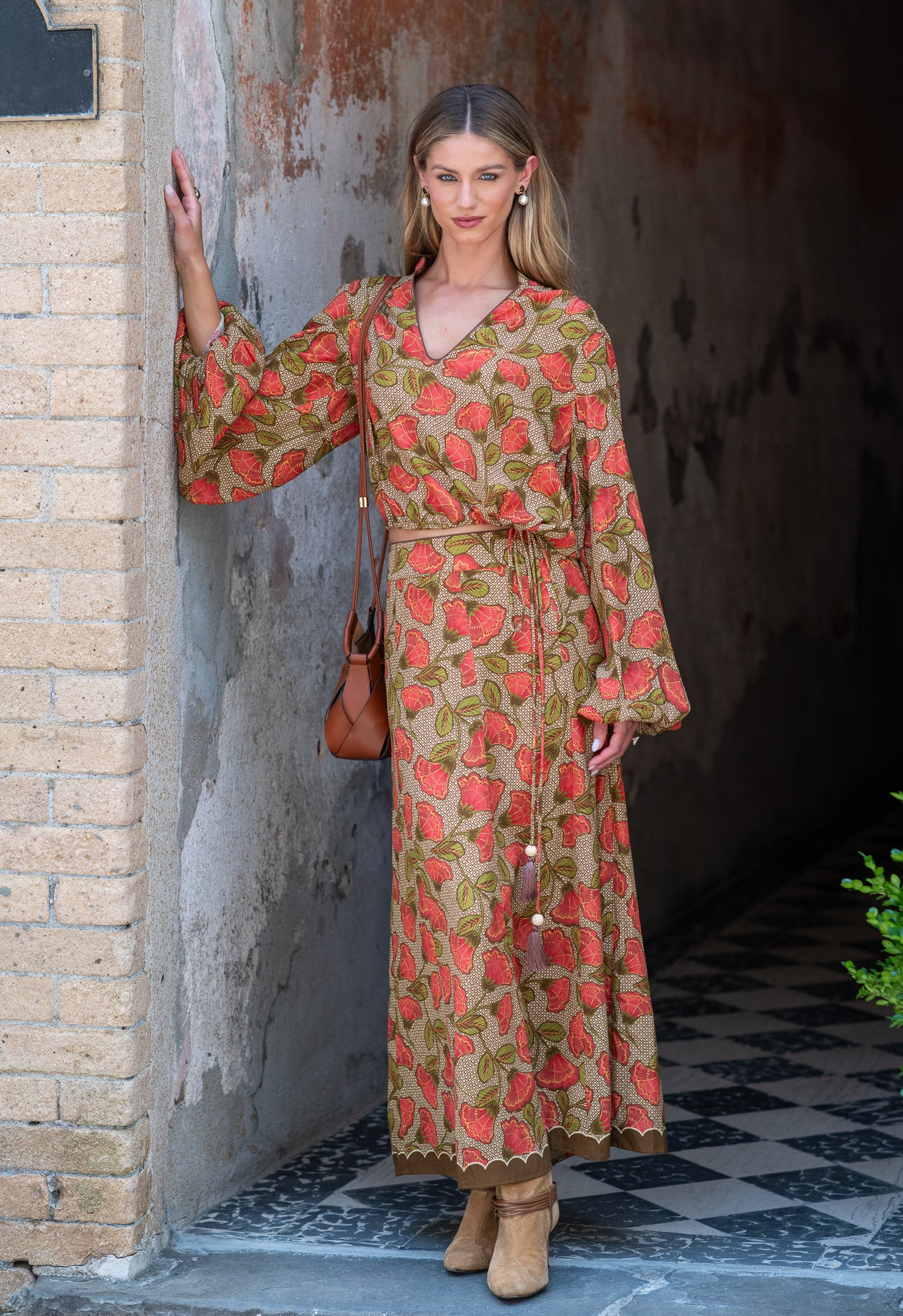 Avery Skirt in Fan Toss | Elizabeth James The Label