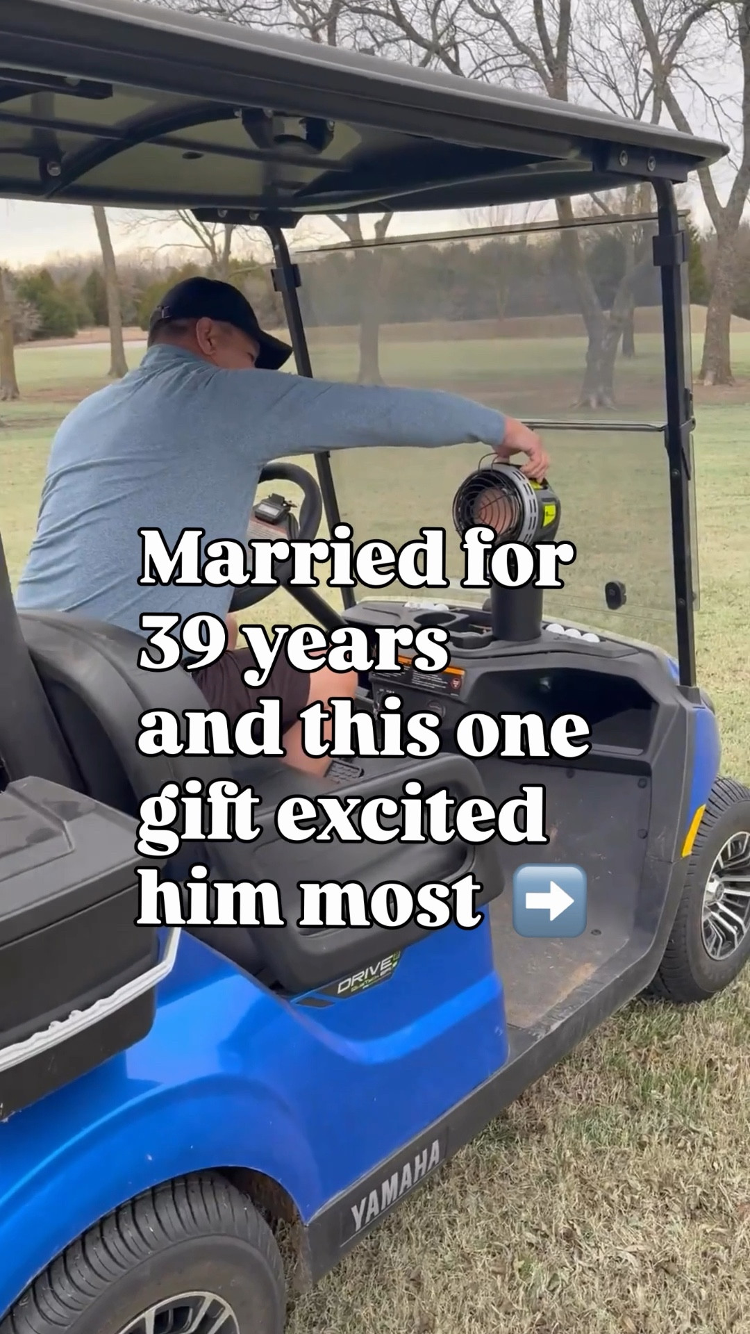 39 years of marriage and the portable golf heater excited him most! 

#LTKOver40 #LTKActive #LTKMens