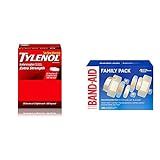 Tylenol Extra Strength Caplets with Acetaminophen, Pain Reliever & Fever Reducer, 2-Pack of 50 ct wi | Amazon (US)