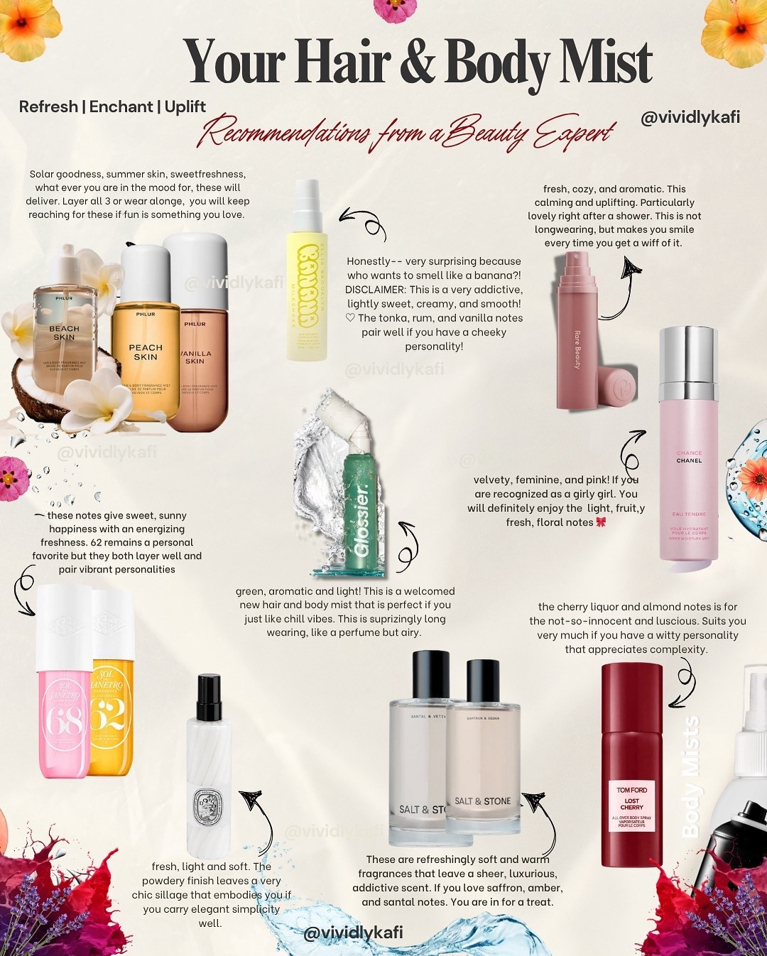 Your Hair & Body Mist

Summer 2025 weddings are around the corner and I’m all about smelling amazing without spending a fortune 💐

Sharing my fave affordable hair & body mists that feel luxe and perfect for wedding season (or just everyday vibes). Everything’s under $100 and so good you’ll get asked, “what perfume are you wearing?”
	•	WeddingGuestDresses
	•	Summer2025
	•	AffordableFashion
	•	PerfumeLover
	•	LTKFinds
	•	BudgetFriendlyStyle
	•	WeddingSeason
	•	SummerPerfume
	•	Under100


#LTKStyleTip #LTKBeauty #LTKWedding