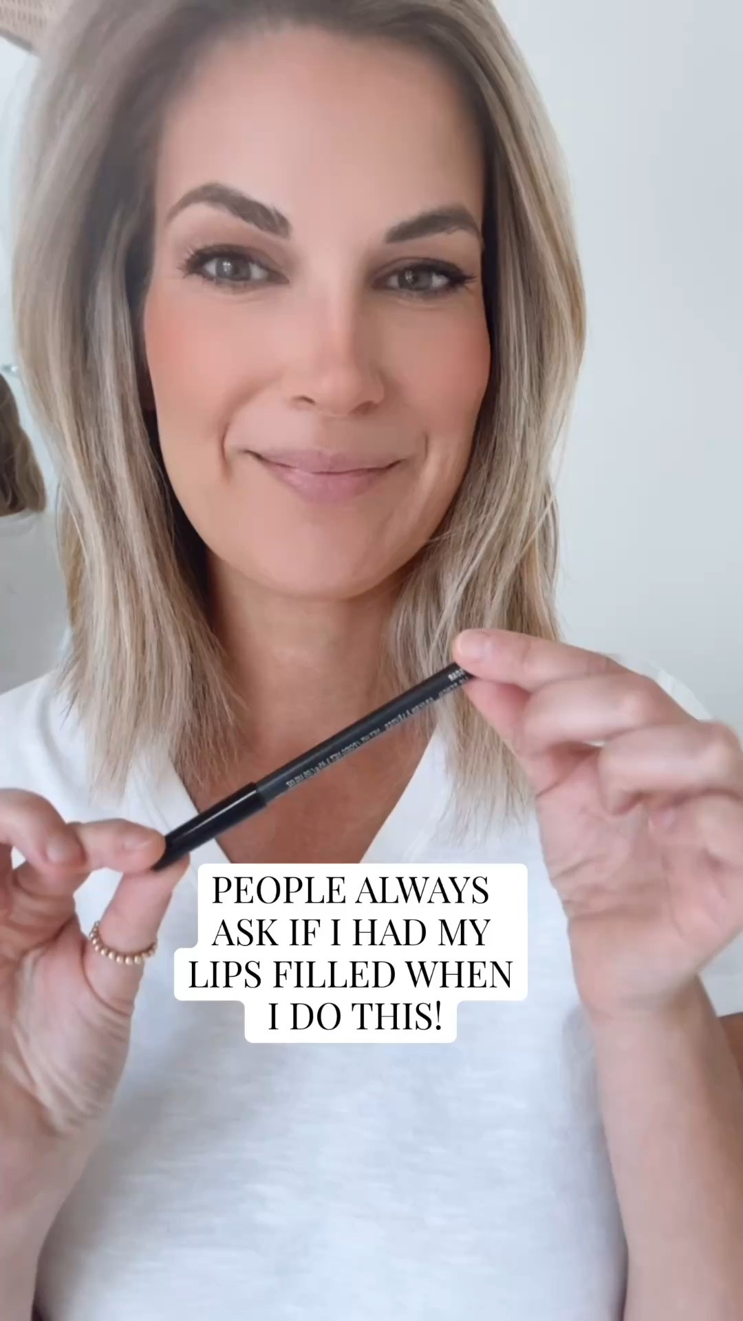 Lip liner is shade “soar”. Gloss is girls night out.  Also love pillow talk and “it’s giving guava” by elf.

#LTKOver40 #LTKBeauty