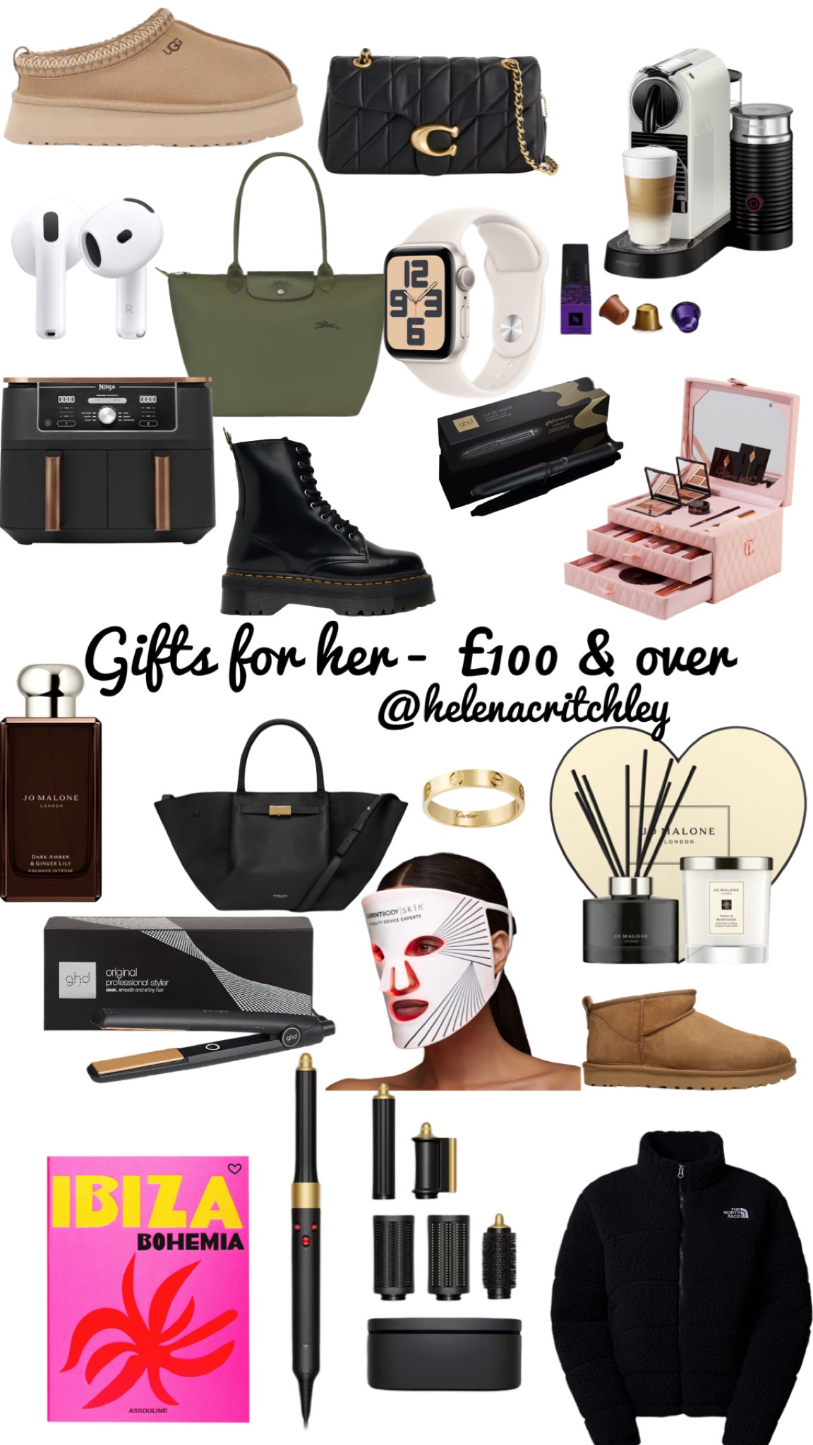 Gifts for her £100 and over 🖤

Gift guide, gifts for her, Christmas gift guide, luxury gift guide #giftsforher #luxurygifts #giftguide #christmasgiftguide 

#LTKgiftguide