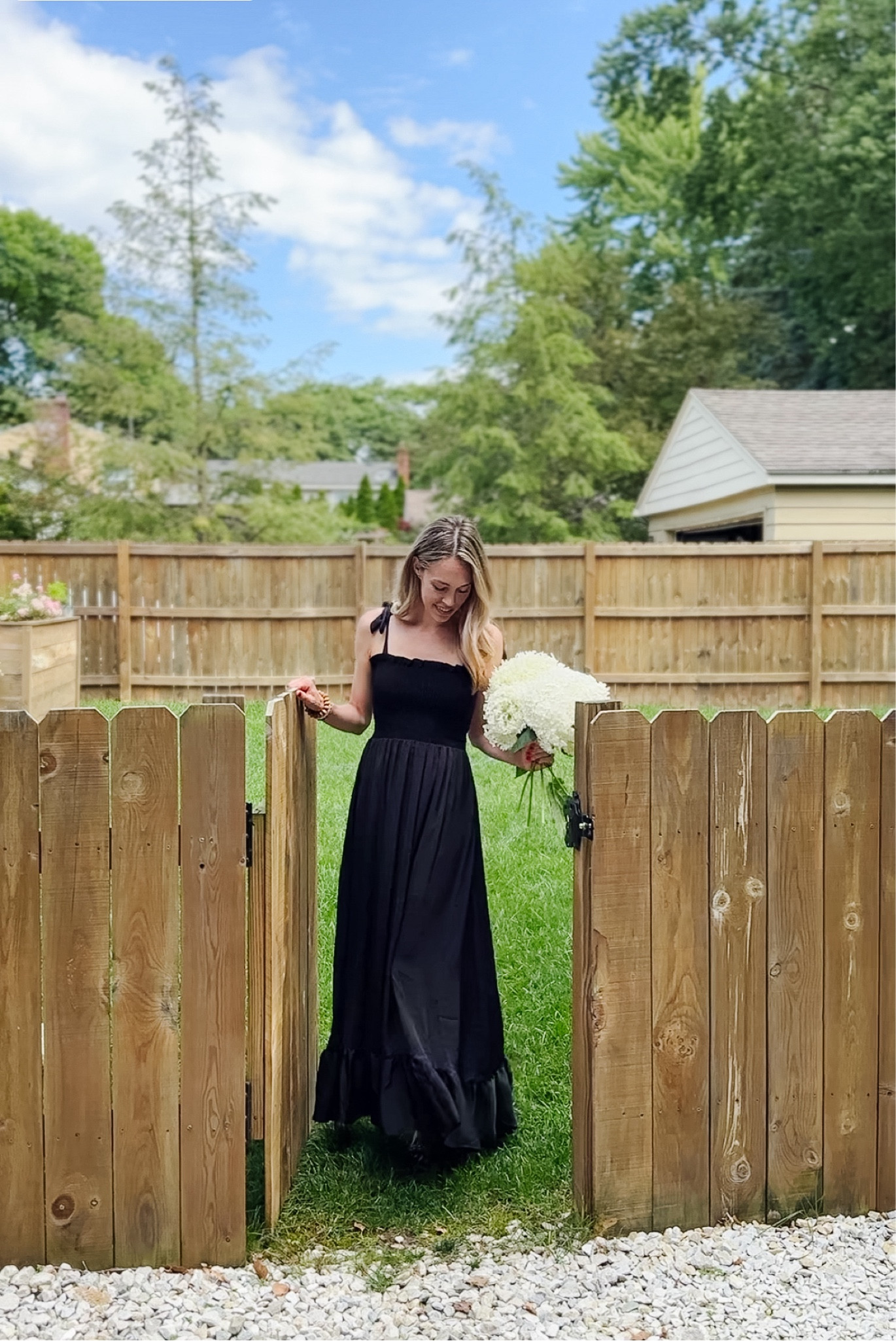 Silky soft sun dress, a true maxi length with a ruffled hem and bow tie shoulders! So sweet. Wearing XS

#LTKSummerSales