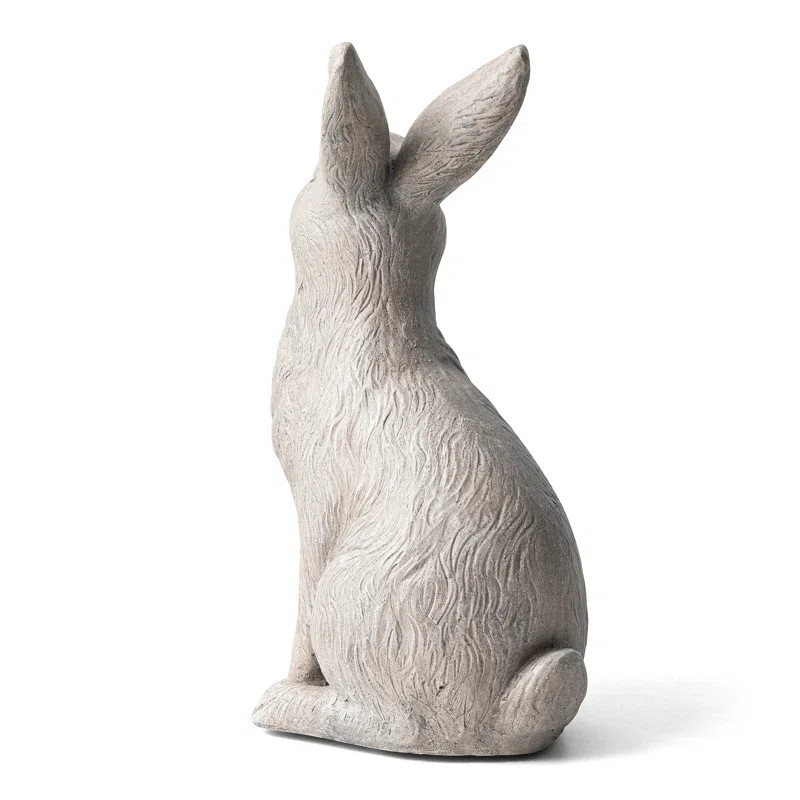 18"H MGO Sitting Rabbit Garden Statue | Wayfair North America