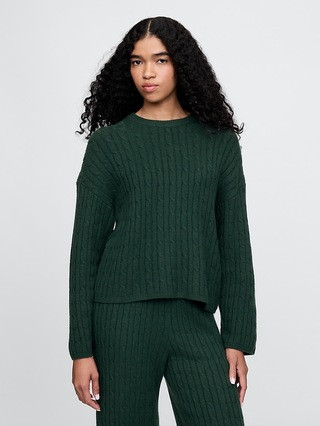 CashSoft Cable-Knit Sweater | Gap (US)