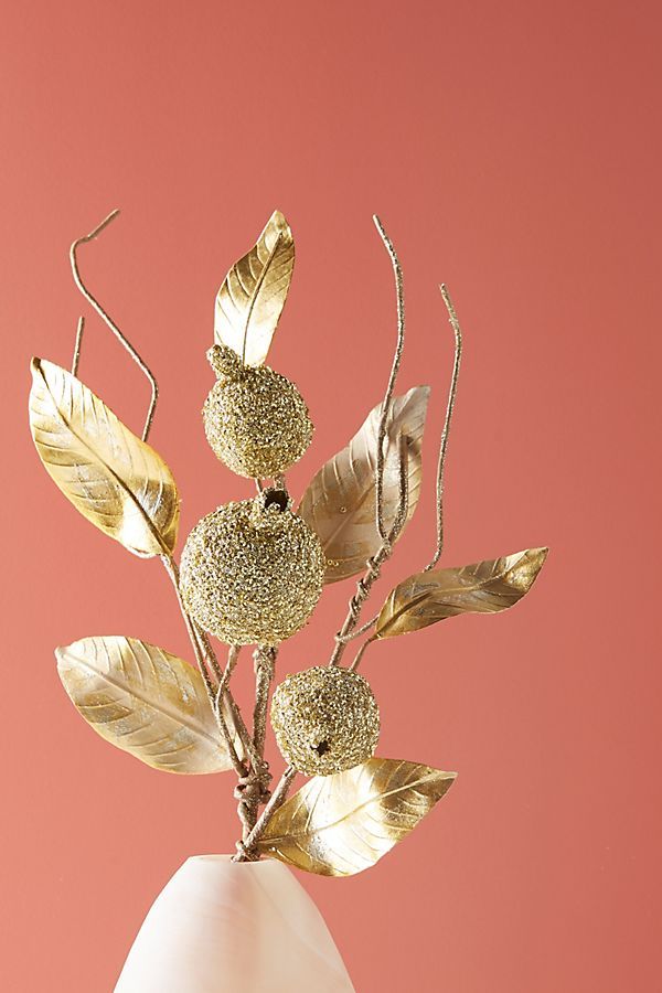 Glittering Pomegranate Branch | Anthropologie (US)