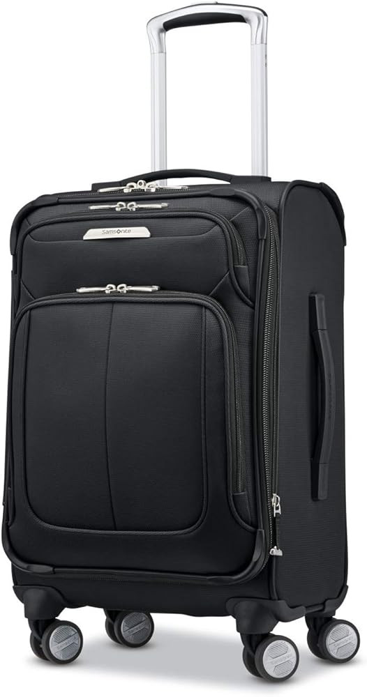 Samsonite Solyte DLX Softside Expandable Luggage with Spinner Wheels, Midnight Black, Carry-On 20... | Amazon (US)