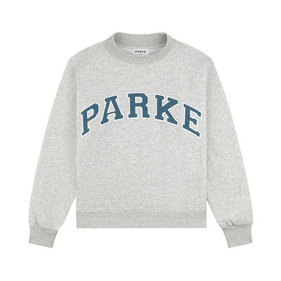 Varsity Mockneck - Classic Grey + Bluestone | Parke