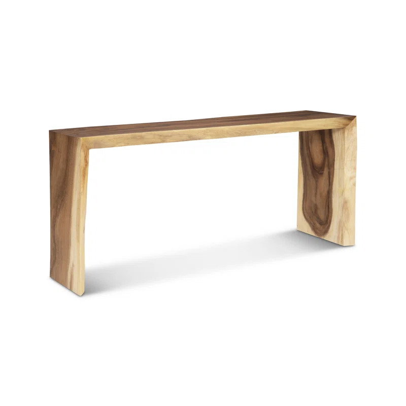 Waterfall 66" Solid Wood Console Table | Wayfair North America