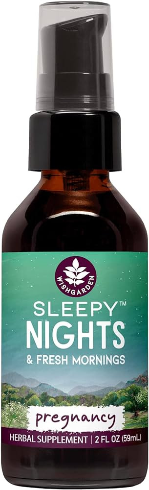 WishGarden Herbs Sleepy Nights for Pregnancy - Plant-Based Herbal Sleep Aid Safe for Pregnant Mom... | Amazon (US)