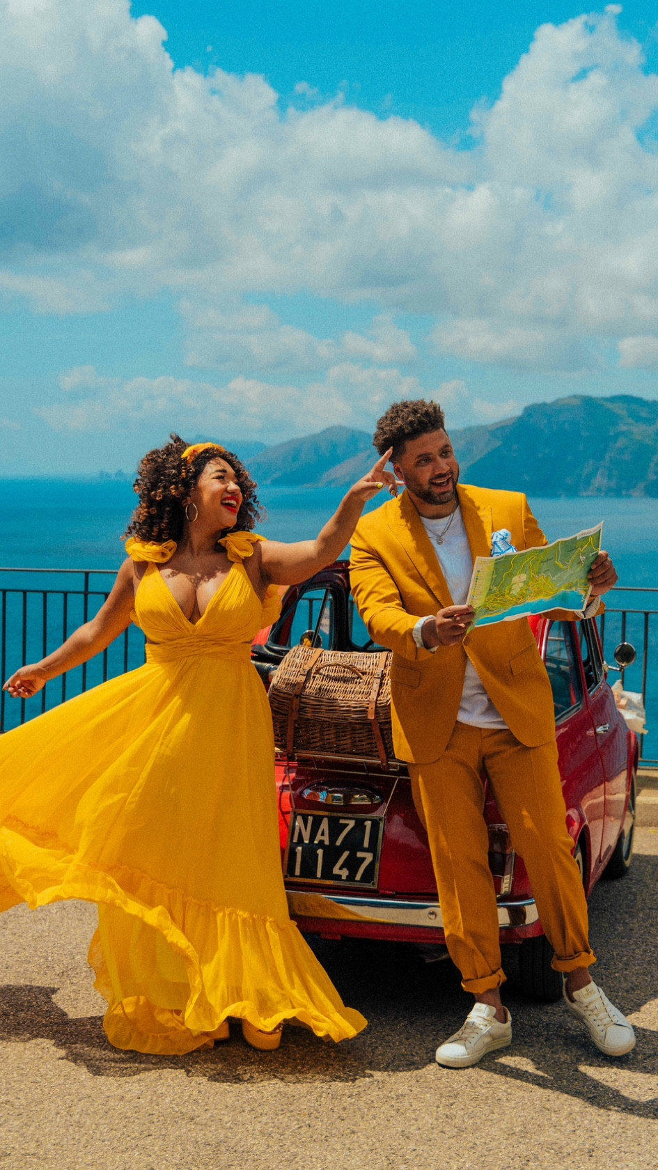 Yellow matching family couple looks from our baby moon in positano 💛

#LTKMens #LTKTravel #LTKBump