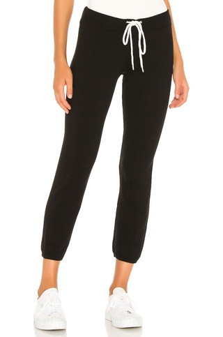 MONROW Supersoft Vintage Sweatpant in Black from Revolve.com | Revolve Clothing (Global)
