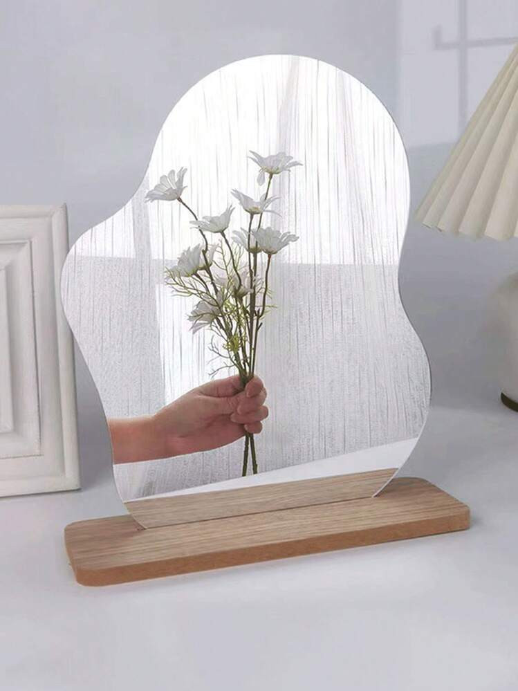 1pc Asymmetric Cloud Shaped Unframed Acrylic Diy Mirror For Make Up Best Gifts | SHEIN