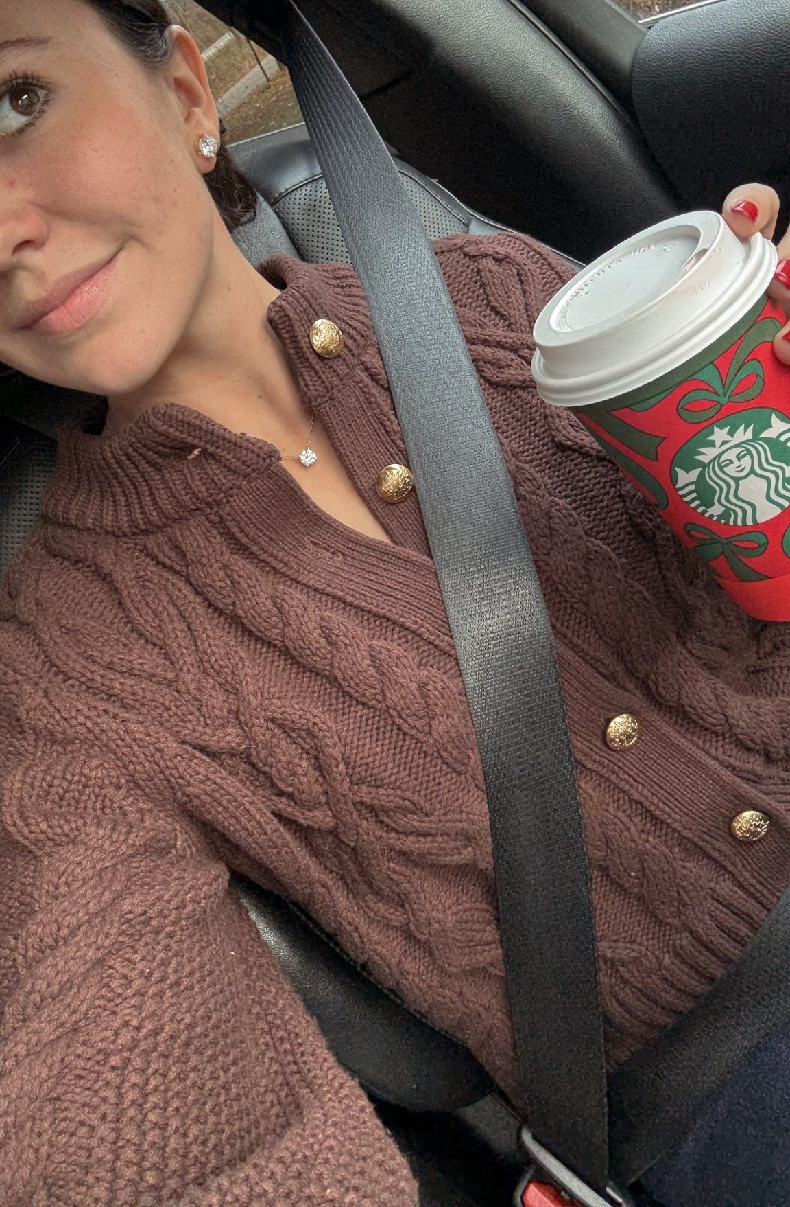 Wore my favorite sweater to work today 🤍