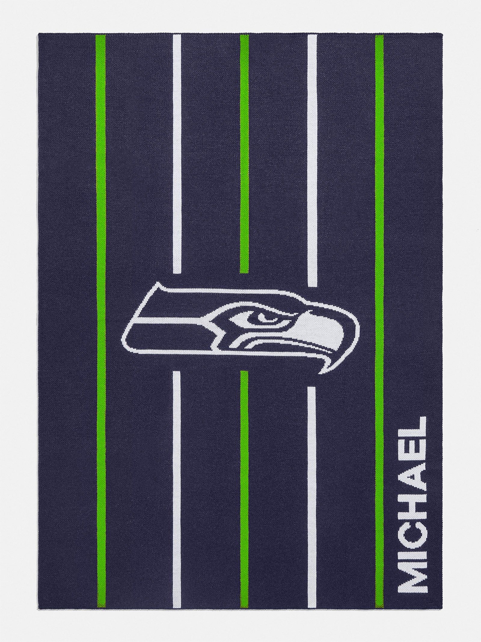 Seattle Seahawks NFL Custom Blanket - Seattle Seahawks | BaubleBar (US)