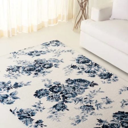 The perfect blue floral rug! 

Blue is such a classic color and so perfect for spring and summer decor. 


#rug #arearug #homedecor 


#LTKhome #LTKsalealert #LTKstyletip
