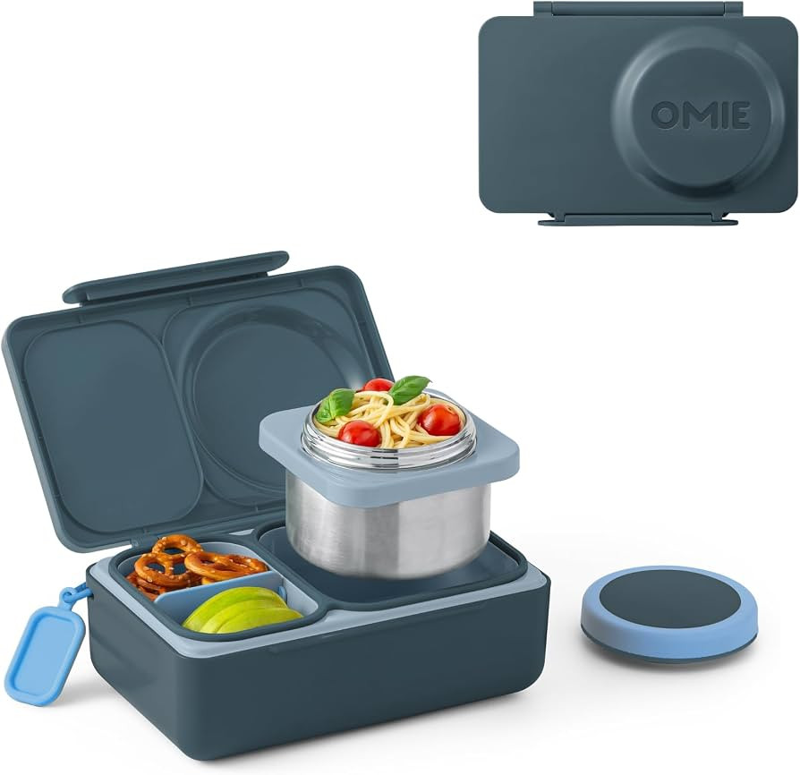 Omie OmieBox UP bento Box for Kids | Insulated Lunch Box | Leak Proof Vacuum Insulated Thermal Fo... | Amazon (US)