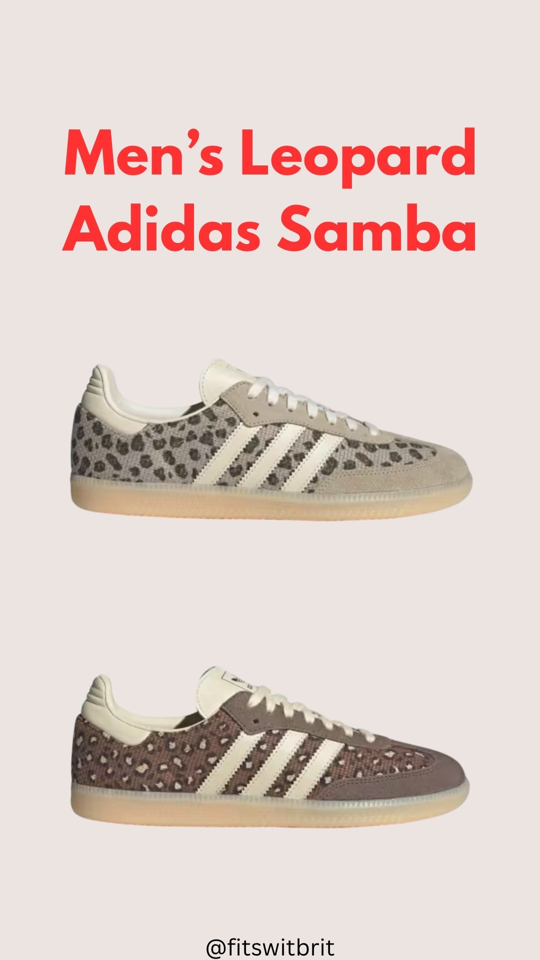 Men’s Leopard Adidas Samba

#LTKMens