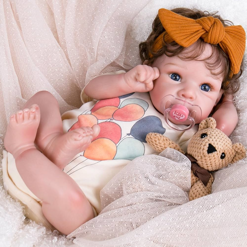 Aori Lifelike Reborn Baby Dolls - Realistic Baby Dolll 20 inch Real Life Girl Newborn Doll, Comin... | Amazon (US)