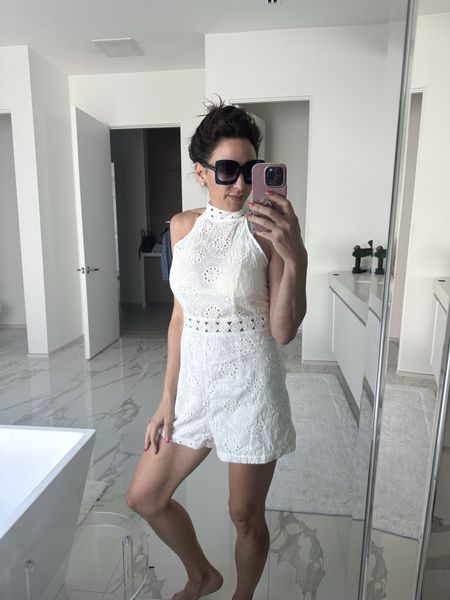 Cute romper under $15- it looks and fits exactly as it does in n the model.  
Swipe to see

#vacationvibes #resortwear 


#LTKsalealert #LTKfindsunder50 #LTKstyletip