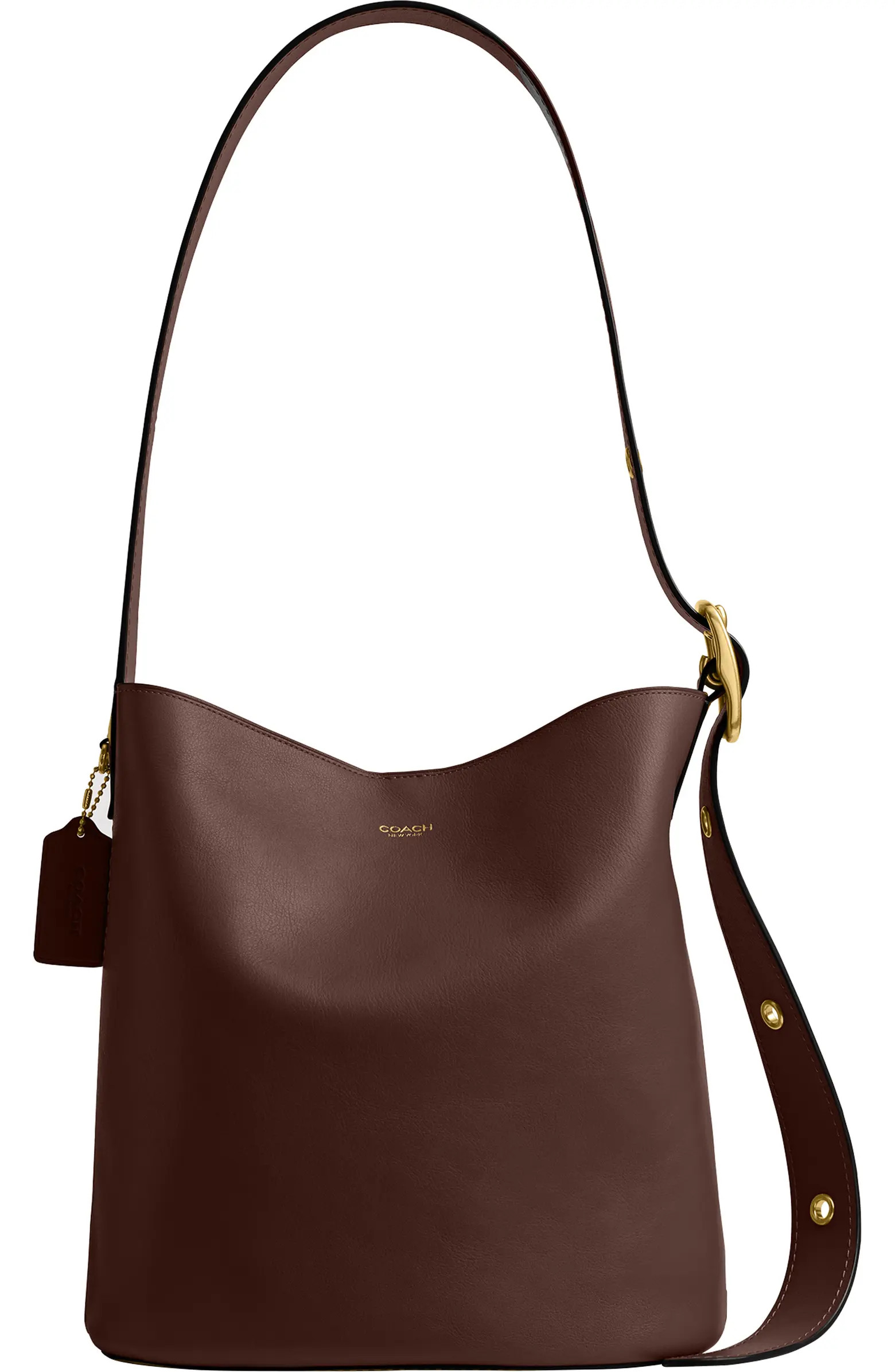 Bleecker Natural Grain Leather Shoulder Bag | Nordstrom
