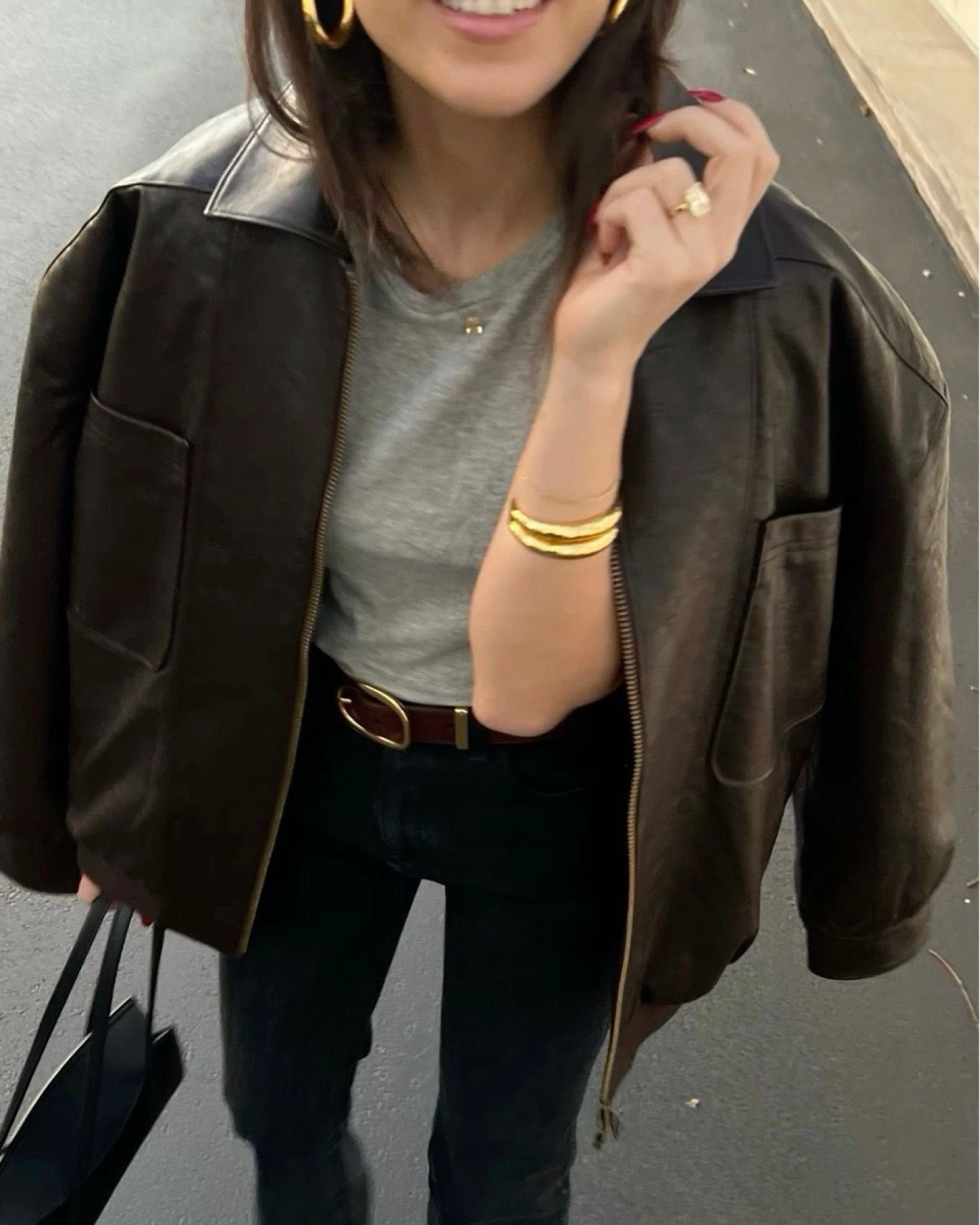 Date night outfit ideas date night Hailey Bieber outfit aesthetic Hailey Bieber aesthetic brown leather jacket brown bomber jacket outfit inspiration fall outfit ideas fall clothing inspiration classy outfit ideas modest clothing inspiration modest outfit inspiration modest fall outfit ideas outfit ideas 

#LTKFallSale #LTKFindsUnder50 #LTKSeasonal