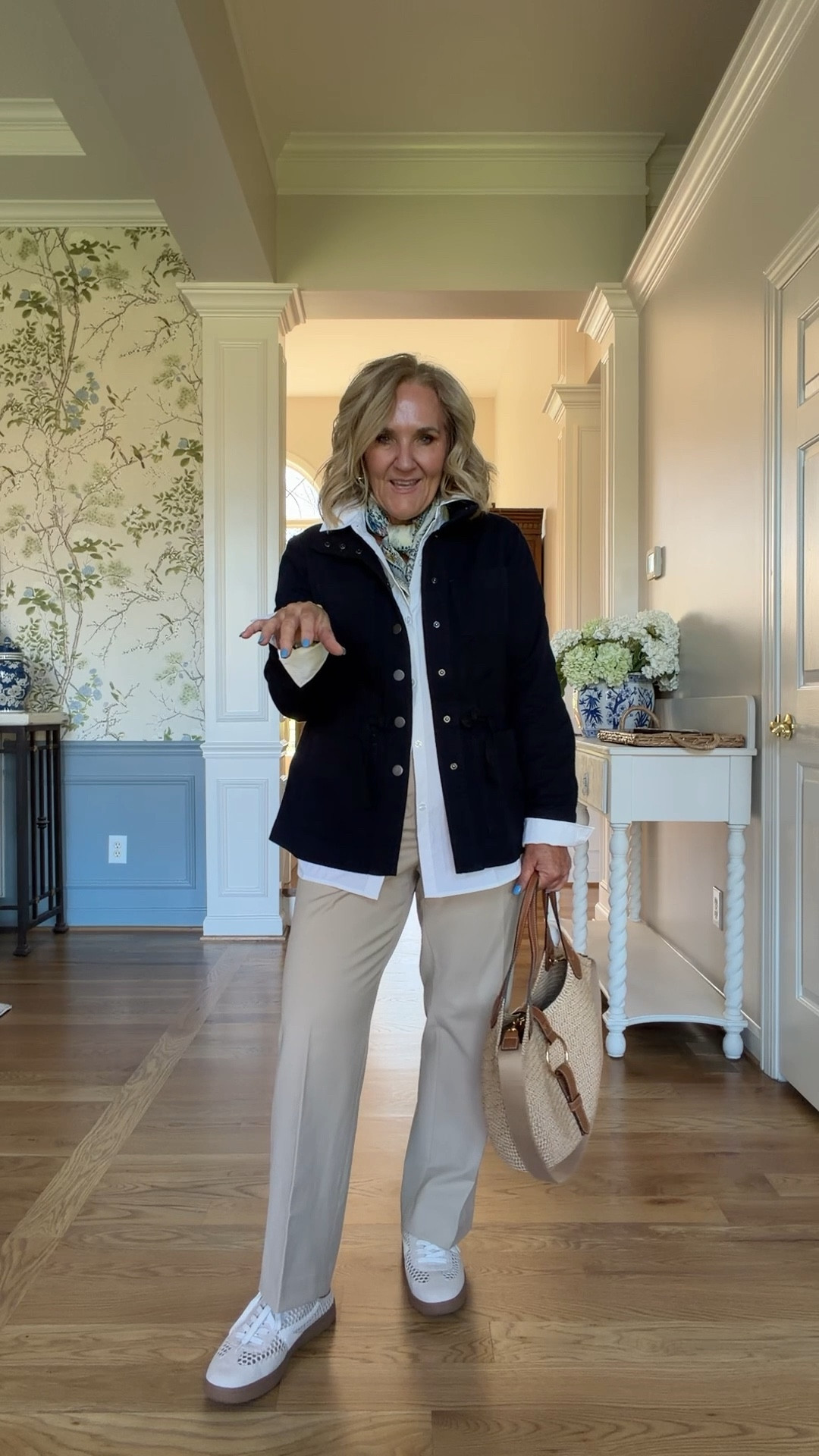 Saw this sudoku packing method and knew I needed to give it a go. I put this travel council together for a work conference, spring, European travel, a week of events with family, or you can just get some really great spring outfit idea ideas. Mostly from Talbots with a really great spring sale going on right now.
Sizes are noted below
Poplin blazer 10 petite
Poplin khaki pants 8 (I wish I had bought the 8 petite, I’ll hem them) 
White blouse size small
Twill jacket medium petite 
Blue patterned pants 8 petite 
Blue sweater large 
Denim popover medium petite 
Satin blouse med petite 
Green pants 8 petite 

Travel capsule work conference spring travel European travel 


#LTKTravel #LTKSaleAlert #LTKOver40