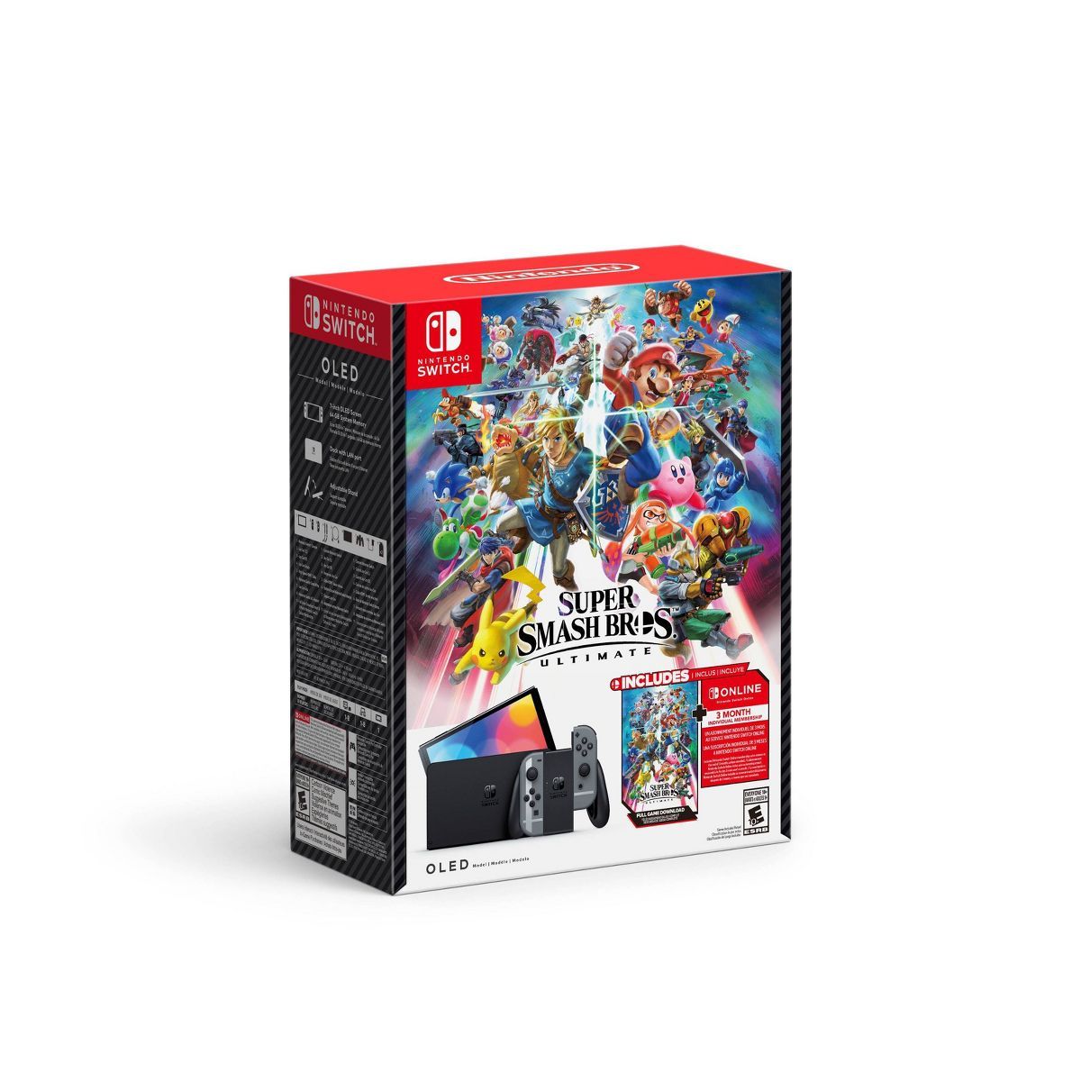Nintendo Switch - OLED Model: Super Smash Bros Ultimate Bundle | Target
