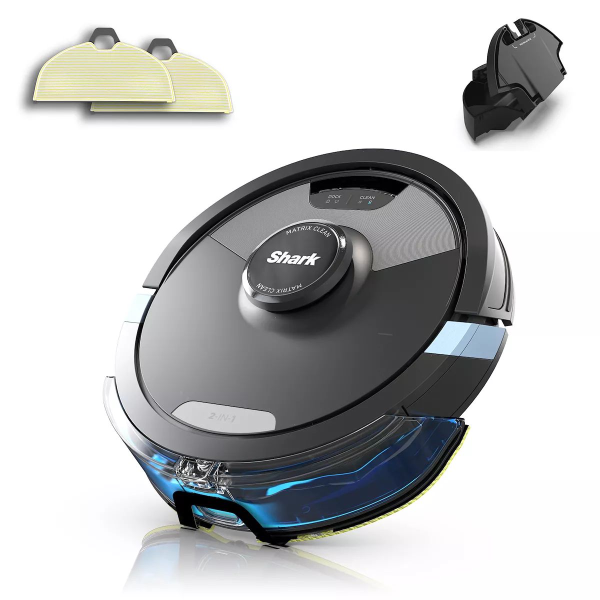 Shark® Matrix Plus 2in1 Robot Vacuum & Mop with Sonic Mopping, Matrix Clean (RV2610WD) | Kohl's