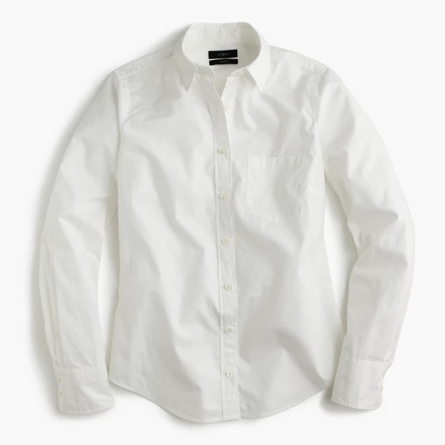 New perfect shirt in cotton poplin | J.Crew US
