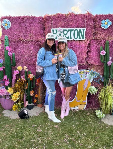 Boots in the park outfit check!!

Pink boots, white boots, women’s denim, women’s concert outfit inspo, outfit ideas, western boots, country concert outfit ideas 

#LTKitbag #LTKFestival #LTKSeasonal