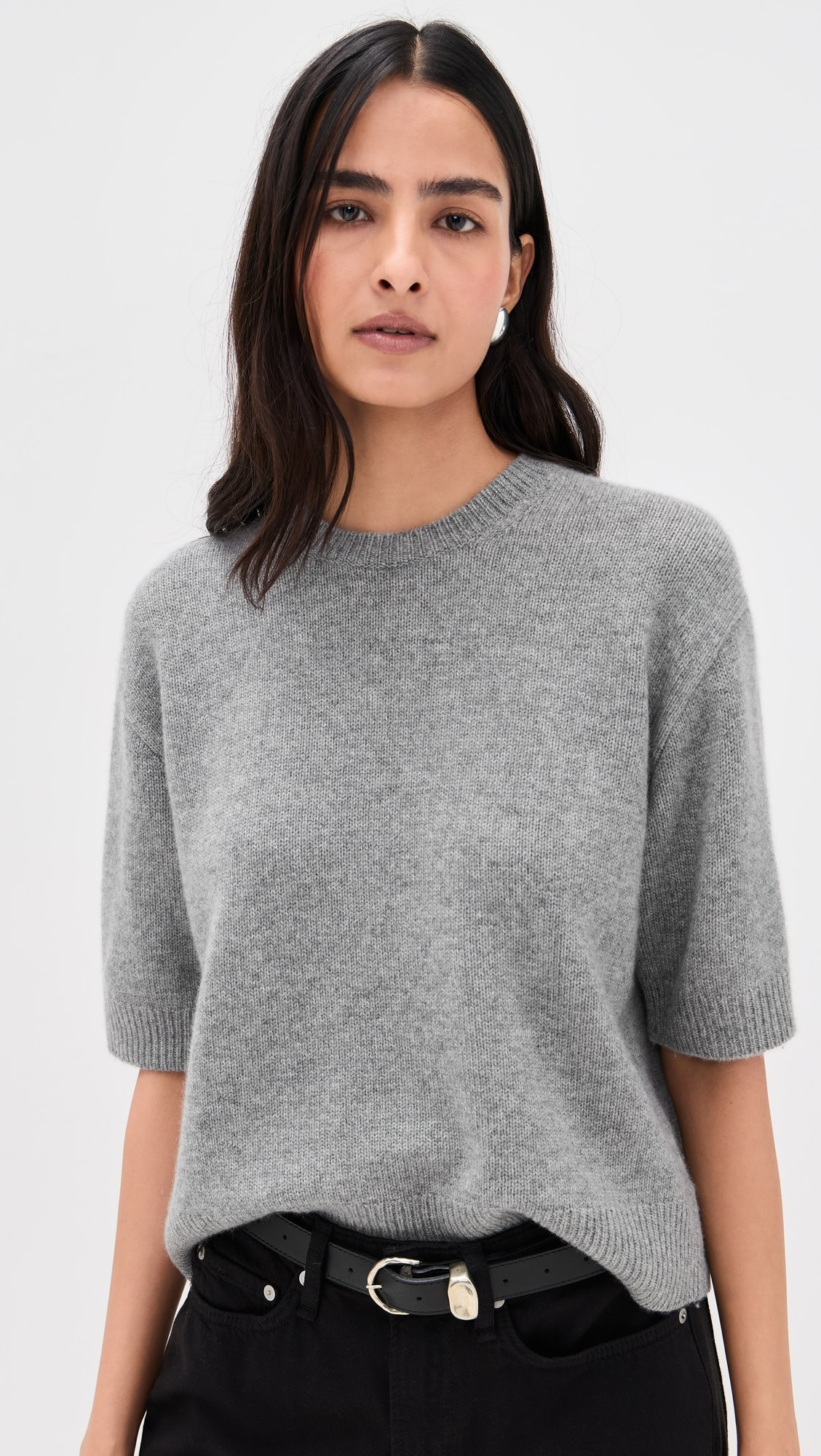 Crop Cashmere Tee | Shopbop