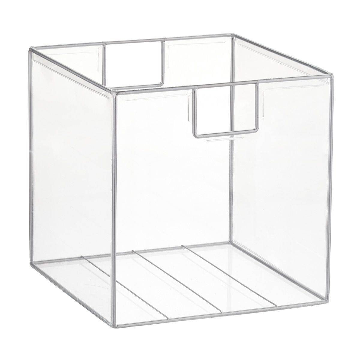 Design Ideas Large Lookers Cube Clear | The Container Store