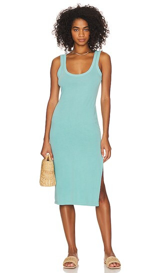 Green the Willa Tank Dress in Aqua Splash | Revolve Clothing (Global)