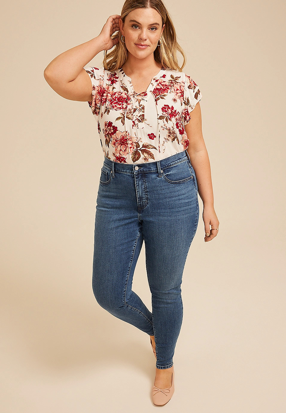Plus Size m jeans by maurices™ Sculpt Mid Rise Skinny Jean | Maurices