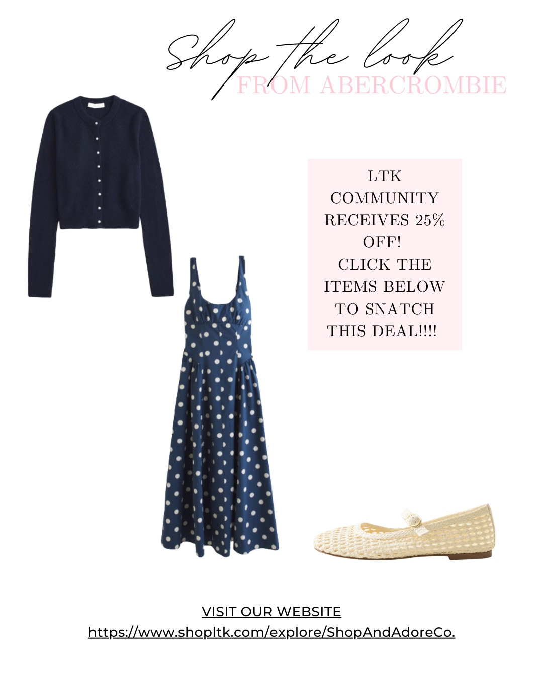 Closet refresh time 🛍

@abercrombie abercrombie is 25% OFF during the LTK Spring Sale!

⚠️ Remember — the code is only available through my LTK.
Comment “SALE” and I’ll send you the LTK link 

capsule wardrobe, Abercrombie jeans, casual outfits#AbercrombieFinds #SpringStyle #LTKFashion #OutfitInspo #StyleDeals

#LTKSpringSale #LTKootd #LTKSaleAlert #LTKSpringSale