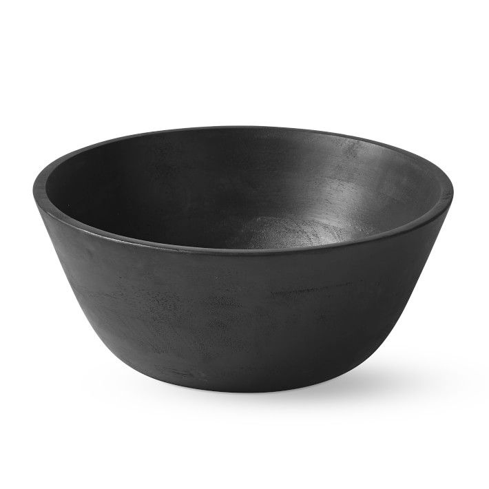 Black Wood Salad Bowls | Williams-Sonoma