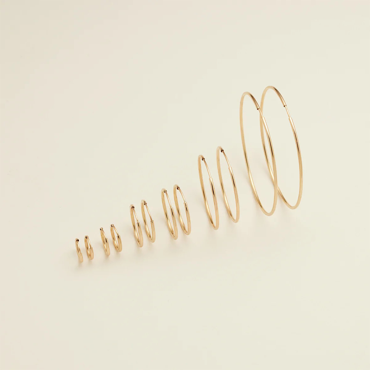 Made By Mary Live In Hoop Earrings | Minimal,Classic,Light,Comfortable | Made by Mary (US)