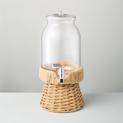 7L Drink Dispenser with Woven Stand - Hearth & Hand™ with Magnolia | Target