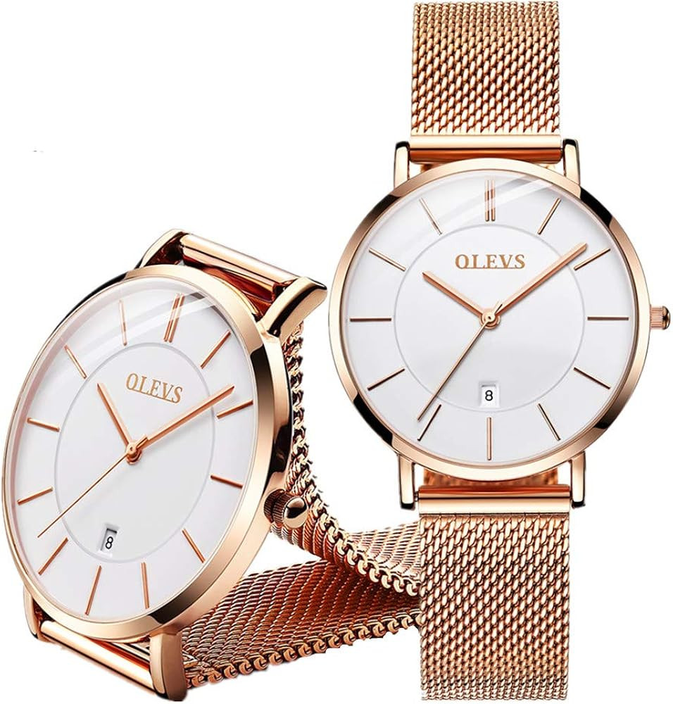 OLEVS Inexpensive Watches Women Analog Quartz Business Watch Stainless Steel Classic Waterproof W... | Amazon (US)