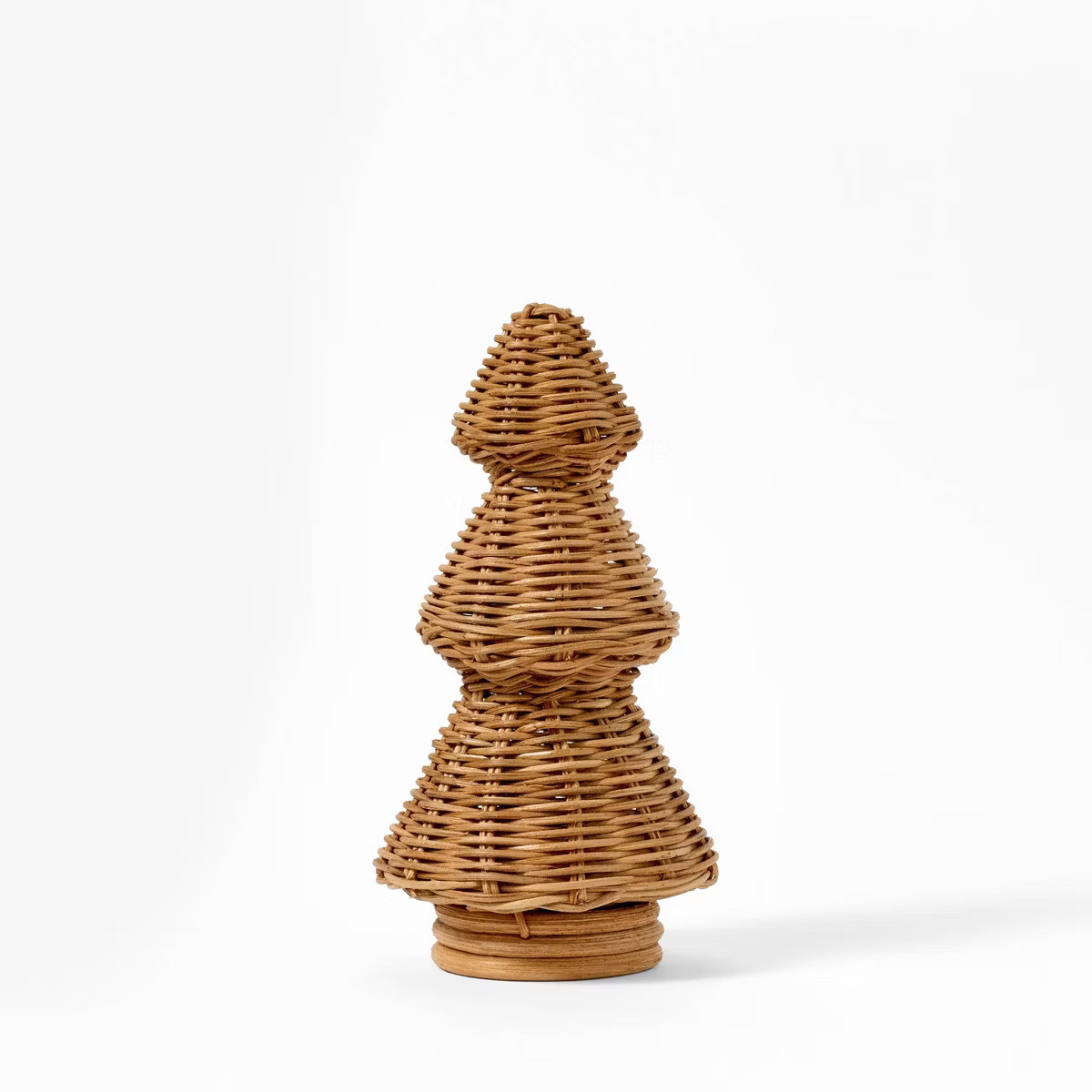 Small Rattan Basket Weave Christmas Tree - Threshold™ designed with Studio McGee | Target