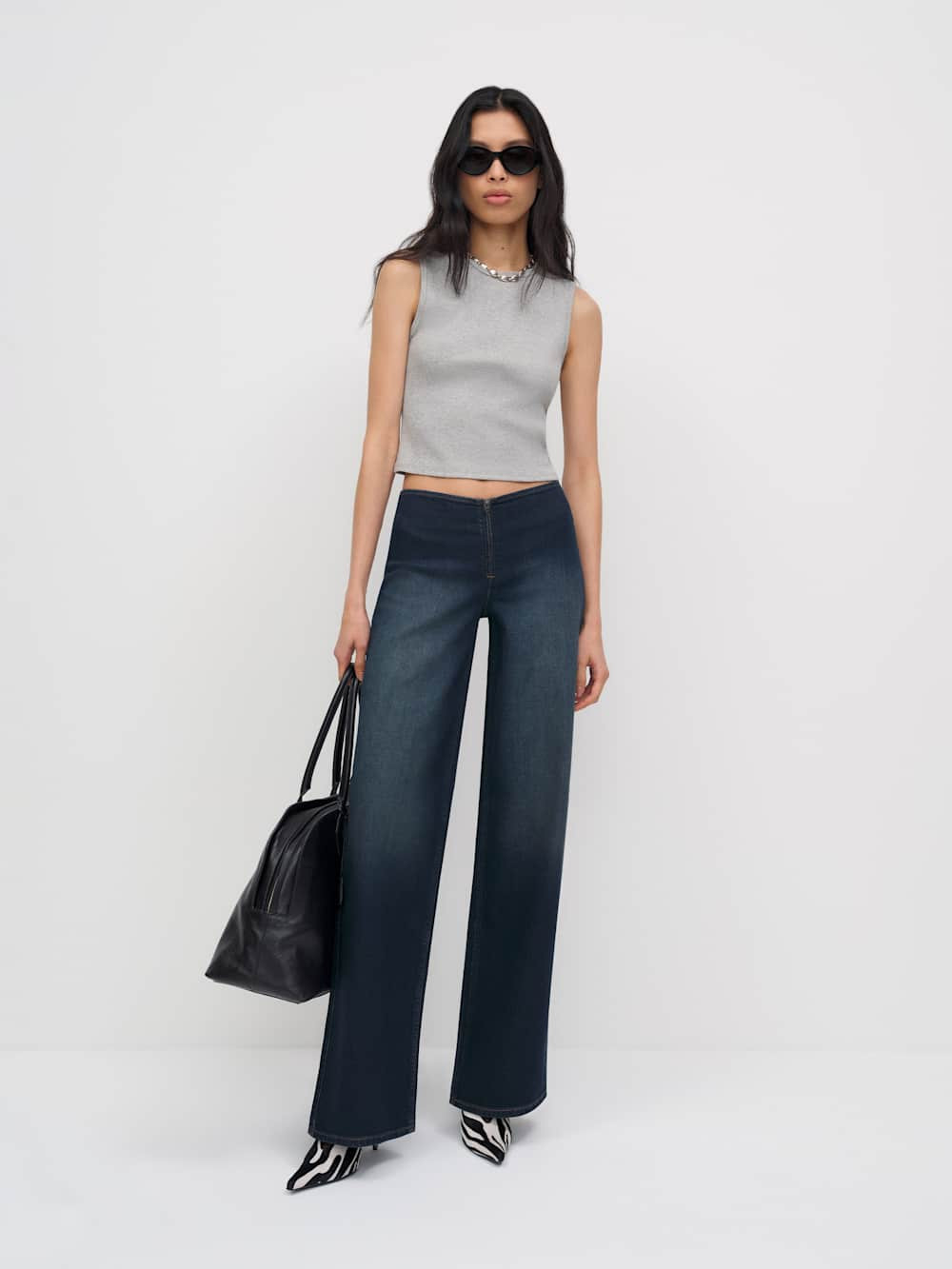 Greta Super Stretch Low Rise Wide Leg Jeans | Reformation (Global)