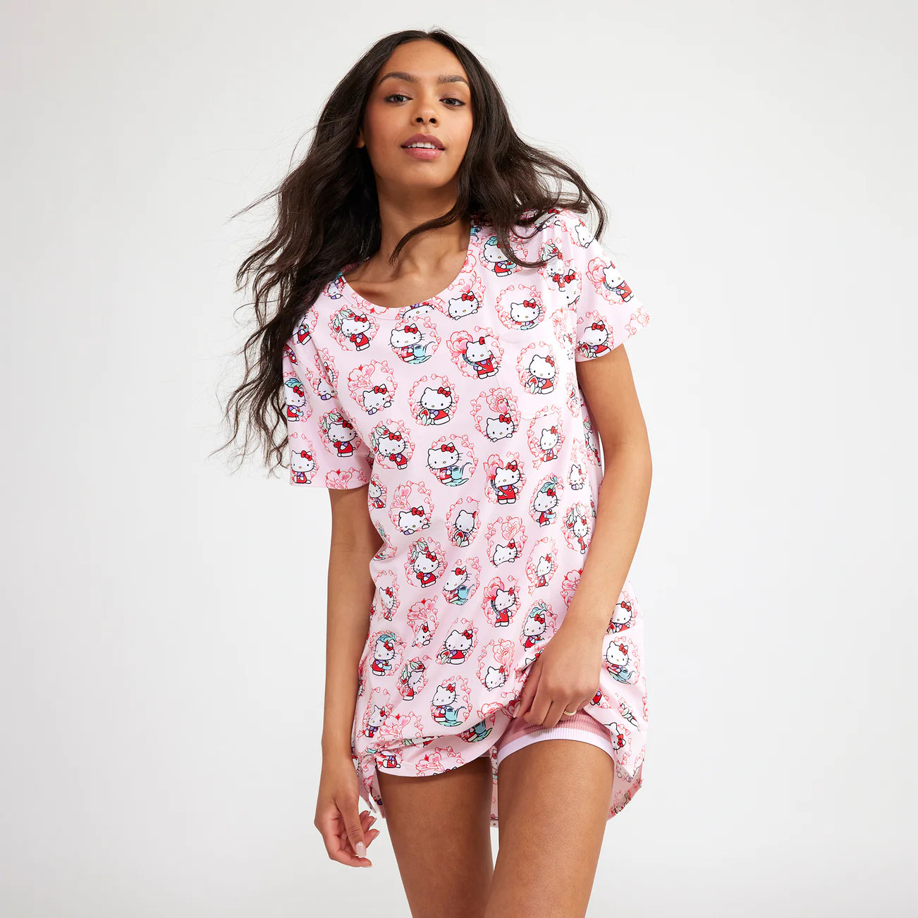 Hello Kitty® Short-Sleeved Night Dress | Vera Bradley