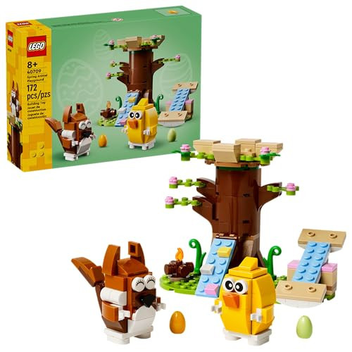 LEGO Spring Animal Playground Building Toy - Pretend Play Set with Squirrel and Bird Figure for Boys and Girls, Ages 8+ - Gift Idea for Easter and Kids' Birthdays - 40709 | Amazon (US)