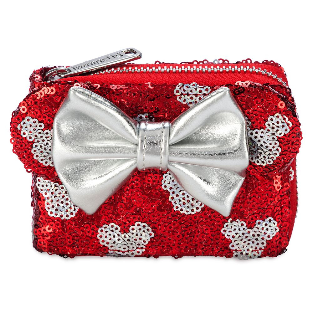 Minnie Mouse Sequined Loungefly Mini Wallet | Disney Store