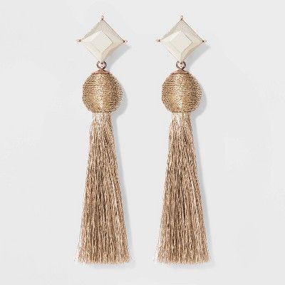 SUGARFIX by BaubleBar Crystal Studs Tassel Earrings | Target