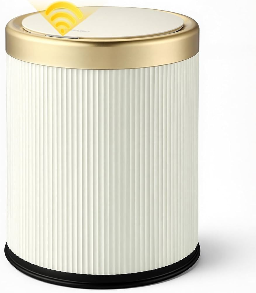 Automatic Bathroom Trash Can with Lid,Motion Sensor Trash cans Smart | Amazon (US)