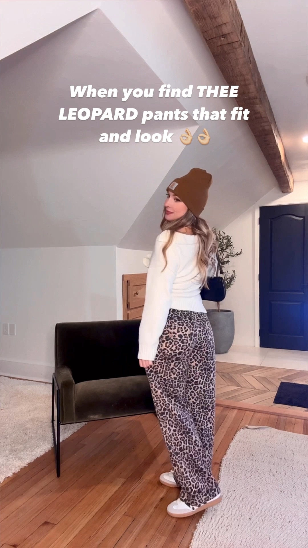 THEE Leopard pants🤩 still can’t believe these are Amazon! 

Im 5’5” 130 lbs wearing a size small

#LTKSeasonal #LTKStyleTip #LTKFindsUnder50