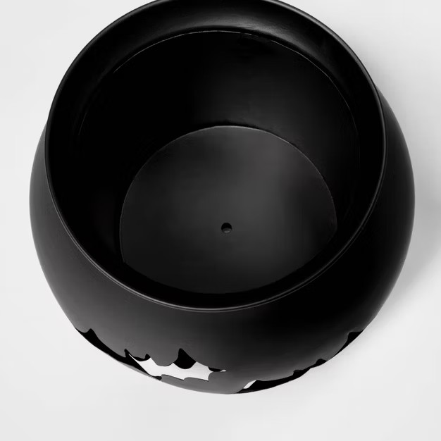 Porch Planter Metal Cauldron Black Halloween Decorative Prop - Hyde & EEK! Boutique™ | Target